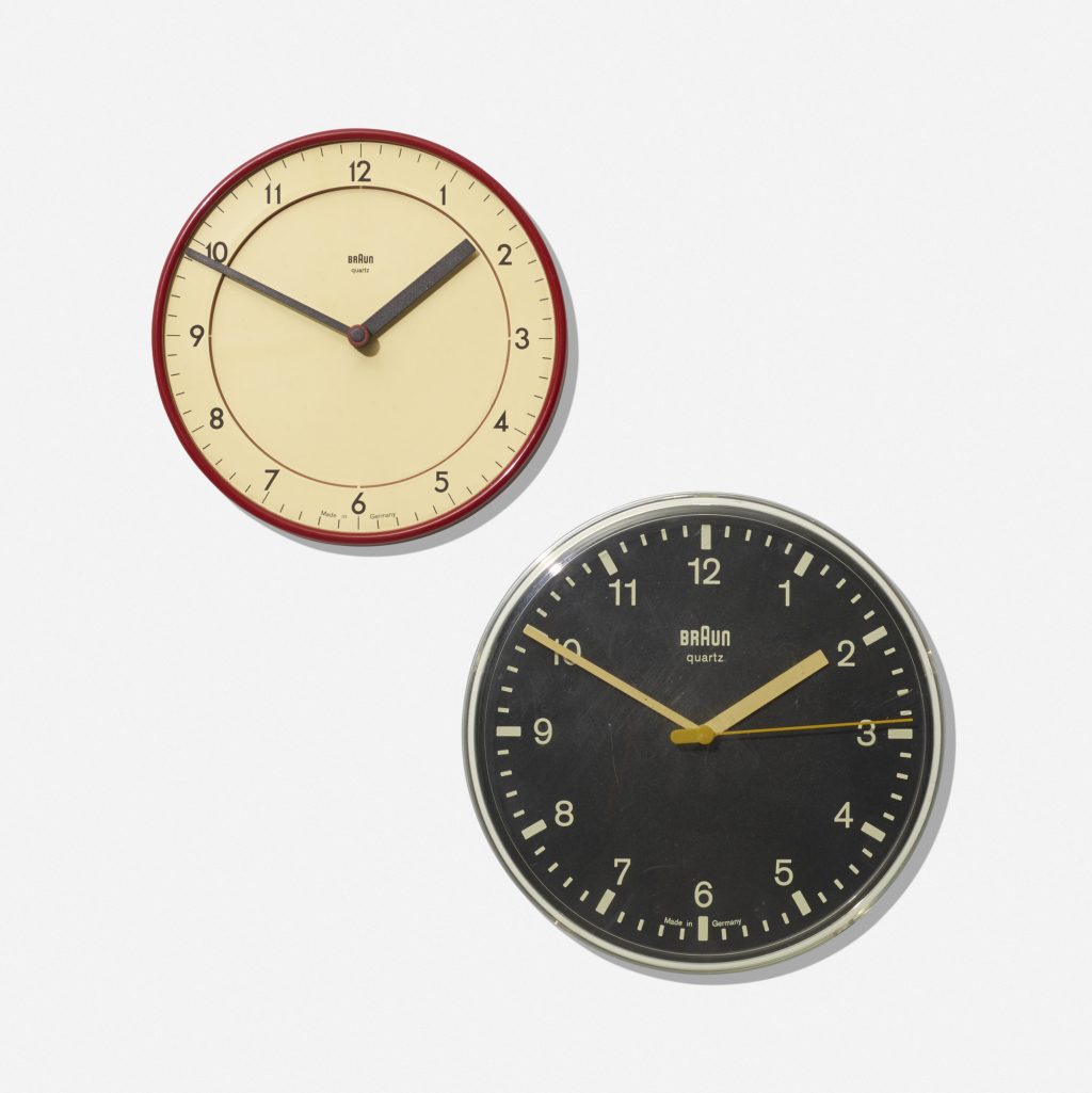 Dieter RAMS 13 151 1 taxonomy of design selections from thessaloniki design museum august 2016 dieter rams and dietrich lubs wall clocks set of two wright auction JULIA FORMA