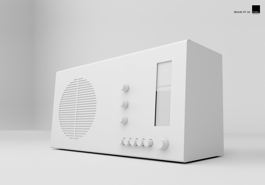 Dieter RAMS 10 Braun RT 20 STUDIO CAM1 BRANCO JULIA FORMA