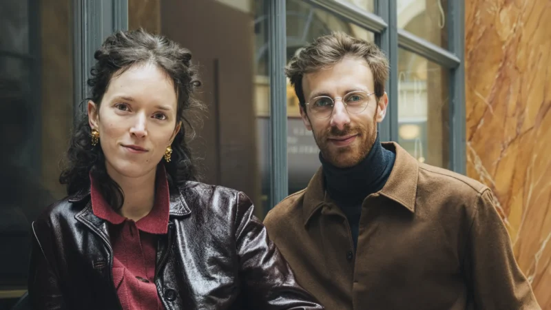 Clémence et Geoffrey, fondateurs du Studio Marcel Poulain